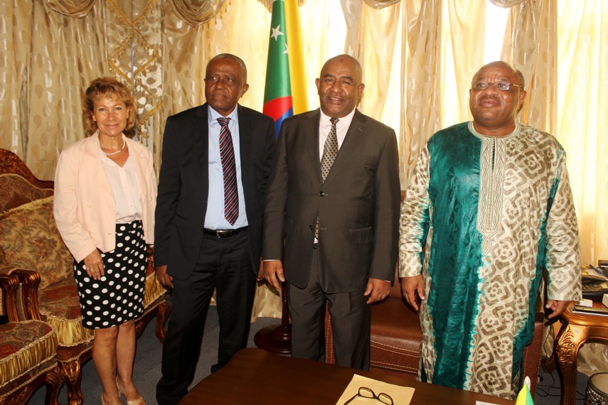 Le Sénateur de Maoré M. ABDALLAH HASSANE  a été réçu ce lundi 18 décembre 2017 par le Chef de l'Etat au palais de Beit-Salam.